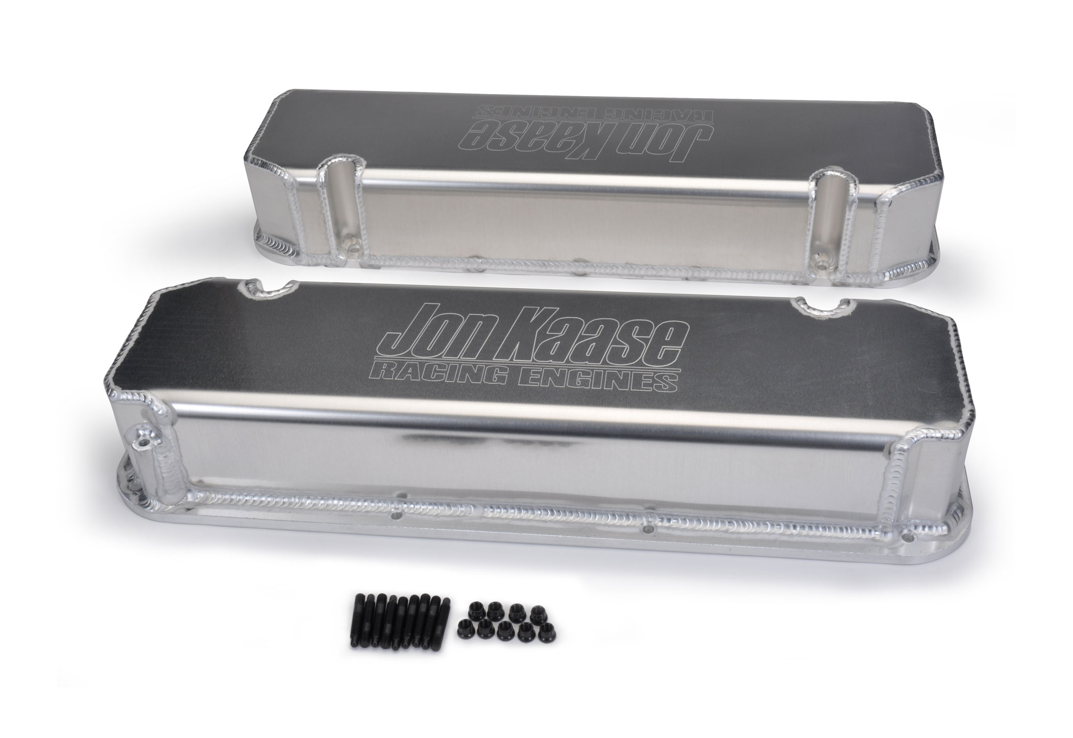 Gearhead Tall Smooth Aluminum Valve Covers – For Big Block Ford 429/460, No Hole, Fabricated